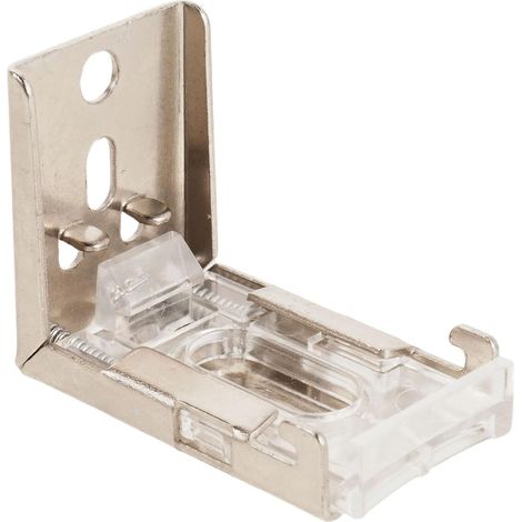 Supports de Stores de Fenêtre 1 Set en Alliage D’aluminium Argenté Fixation Murale ou Plafond, Distance de Fente 3cm, Accessoires pour Appartements et Bureaux (1/5)