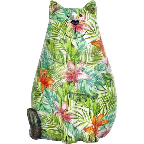 Signes Grimalt Figures de figure de chat Animaux verts Cat 12x14x21cm 25440