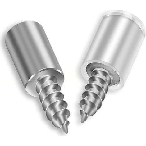 Supports de stratifié à vis autotaraudeuses intégrées, supports fixes pour cloisons d'armoires, supports pour grains, porte-clous, accessoires pour verre, supports de rangement pour clous (1/5)