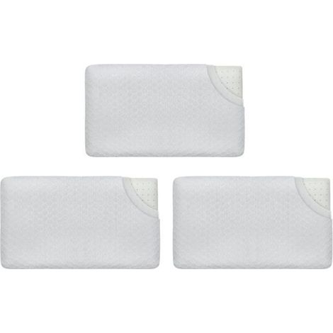 Lot de 3 Oreillers Enfant 50x30x5,5 cm- INPHYSIO - Bambou - Respirant - Oeko-Tex®