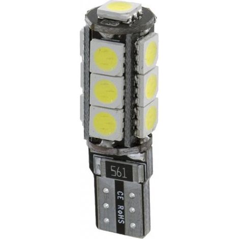 Ampoule LED 12V culot T10 type CANBUS blanche 165 lumens RMS pour (1/2)