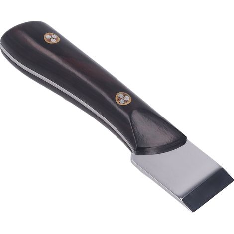 Couteau professionnel à sculpter le cuir, avec une lame tranchante de 3 cm et un manche en bois de santal, un excellent outil pour le travail du cuir à faire soi-même. (1/5)