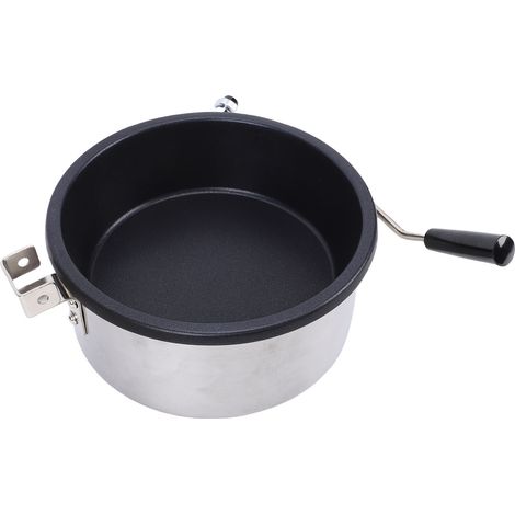Macchina per popcorn di grande capacità, supporto in acciaio inox, riscaldamento a gas ed elettrico, portatile per uso domestico. (1/5)
