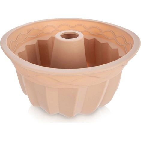 Silicone Bundt Cake Pan, Beige, 23.5 cm (1/5)