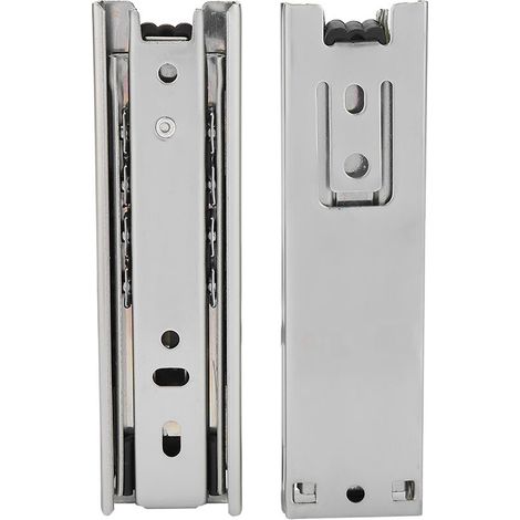 Eosnow Mini glissières de tiroir courtes de 5 pouces, 2 pièces, Rail de guidage de meubles, Extension complète, quincaillerie de placard de cuisine (1/5)