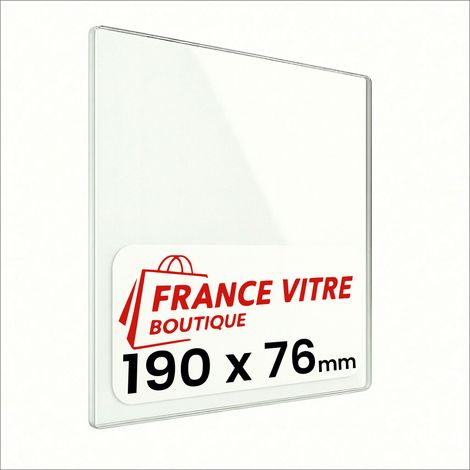 AGA - modèle : coalbrookdale-darby-b - 190 x 76 x 4 mm - Vitre de cheminée pour insert et poêle à bois - verre de rechange - jusqu'à 800°C (1/5)