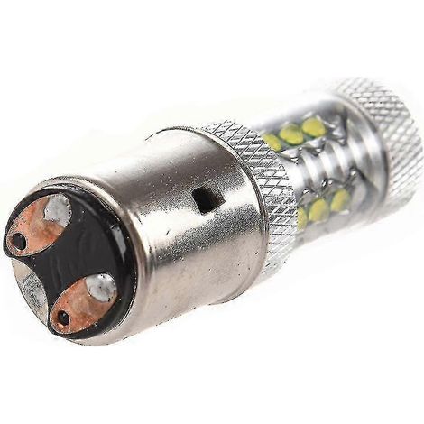 16  80W LED Motorrad-/Moped-/Roller-/ATV-Scheinwerferlampe BA20D H6 Autobahn