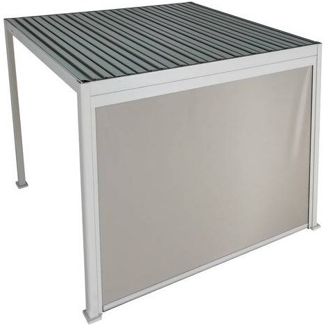Tenda da sole per evora pergola bioclimatica per evora 6x3,6 m argilla - Hespéride