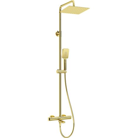 Duschsystem modern, mit Badewannenarmatur in gold DEANTE-30 (1/3)
