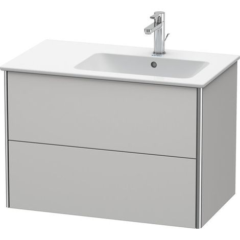 Duravit XSquare Meuble sous-lavabo suspendu, 2 tiroirs, vasque à (1/3)