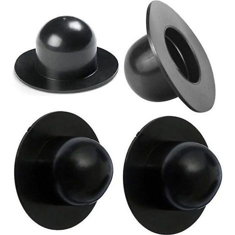 YMYNY Support de tube pour accessoires de piscine  noir 4 pièces