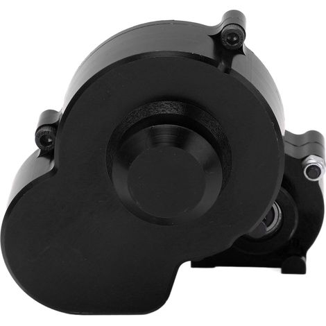 Boîte de vitesses de transmission RC avec engrenage moteur pour voiture télécommandée AXIAL SCX10 1/10 (noir) (1/5)