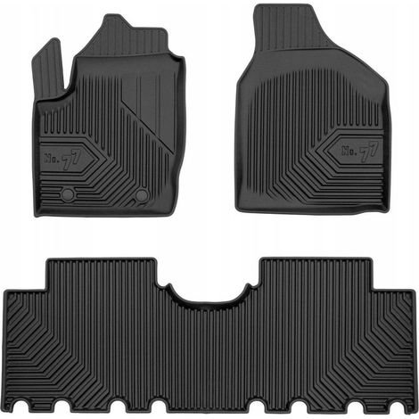 Alfombrillas para VW Sharan 1 1995-2010, alfombrillas para puertas, alfombrillas de goma para puertas, bandejas 77 (1/5)
