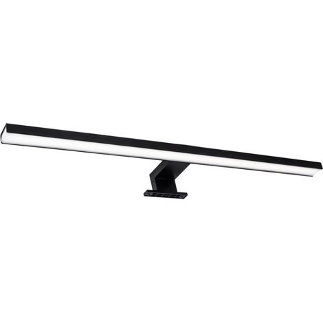 Applique miroir LED 12W 4000K noire 60cm IP44 Polux (1/2)