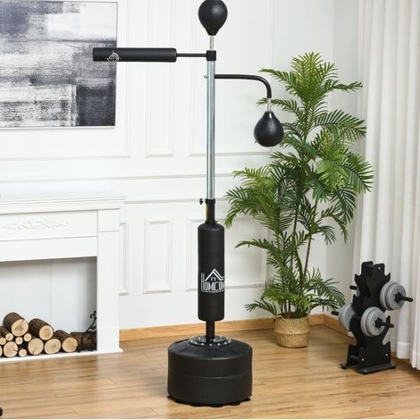 Verstellbarer Boxständer 160-230 cm, 2 Speedballs, schwarz HAVRYA (1/5)