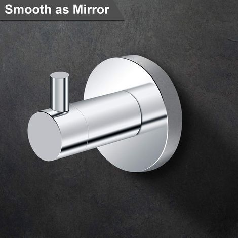 Badhaken, Wandhaken, Handtuchhalter, Geschirrtuchhalter, wasserfest und rostfrei für Küche, Wohnzimmer und Büro (1/4)