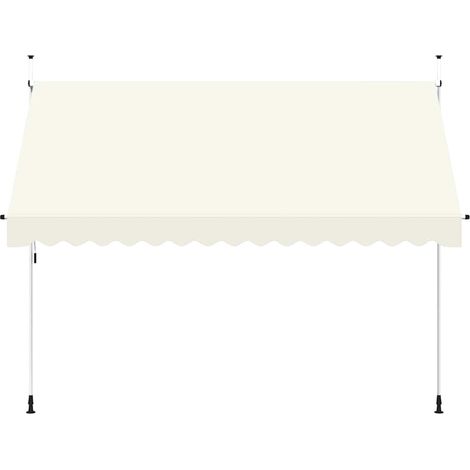 Store Banne - Auvent manuel rétractable 350 cm Crème fr10685 - Maison La Vie (1/5)