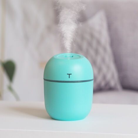 Mini humidificateur d'air de voiture 220 ml (bleu) (1/5)