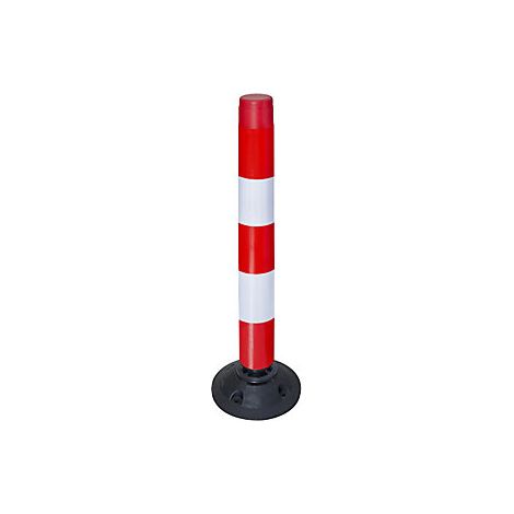 MORAVIA LeitPin - Modell 100-TL, Höhe 1000 mm - rot-weiß reflektierend (1/2)