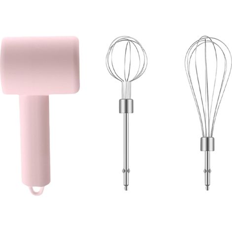 Fouet électrique, 3 vitesses, inox, sans fil, rechargeable (1/5)