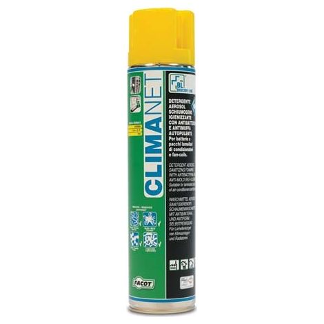 Detergente spray schiumogeno igienizzante 600ml Facot CLINET0600