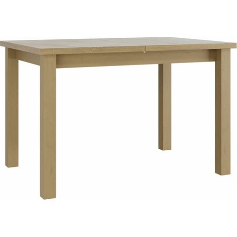 Mesa Victorville 120, Roble Sonoma, 78x80x120cm, Alargamiento, Aglomerado laminado, Madera