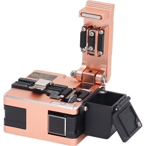 Cliveuse de fibre optique rose haute précision, longueur de coupe 18 mm, retour automatique (1/5)
