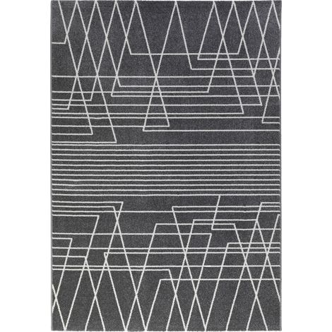 Tappeto 100% polipropilene grigio cm.133 x 190
