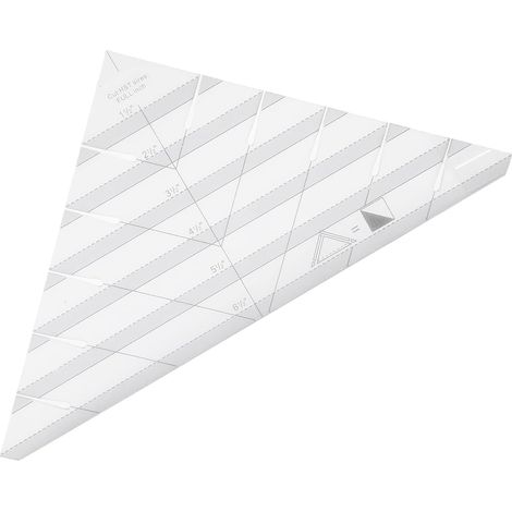 Règle triangulaire en acrylique, outil de mesure précis et léger (1/5)