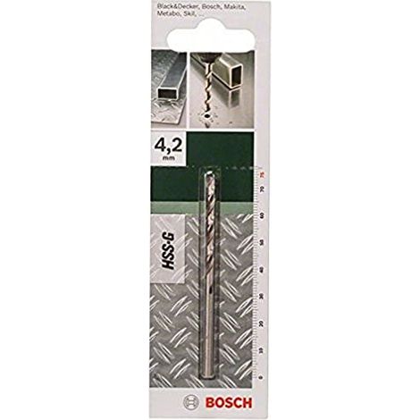 BOSCH - PUNTA METALLO HSS-G 4.2X75MM (1/4)