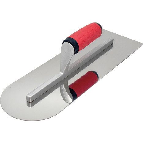 Truelle pour Plâtre 380 × 130 mm Truelle pour Rasage en Acier Inoxydable Forets Arrondis Outils Pour Finition Béton (1/5)