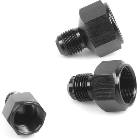 Automobilteile Aluminiumlegierung AN10 Innengewinde-AN6 Außengewinde-Innengewinde Adapterschraube Ölkühleradapter Reduzierstück - Innengewinde AN16-Außengewinde AN12 (1/4)