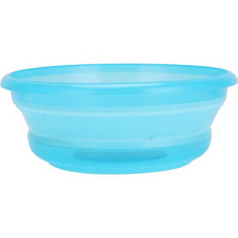 Seau pliable portable multifonction voyage maison restaurant lavage légumes 30x30x11 cm (1/5)