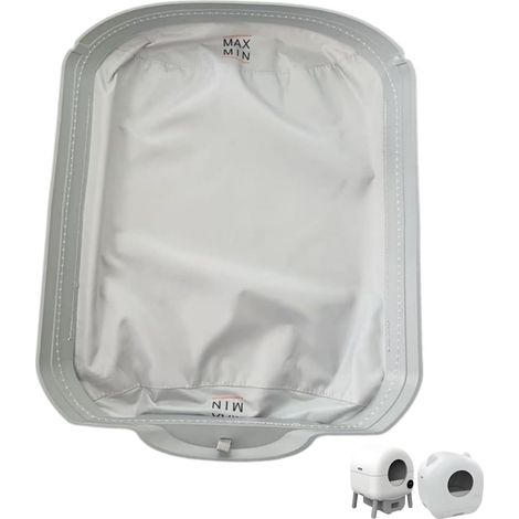 Accessoire pour bac à litière automatique – Étanche – Amovible – Compatible avec les bacs à litière automatiques de 95 L (1/4)