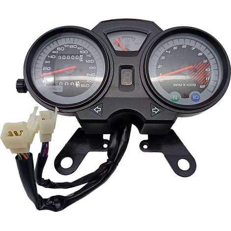 Tableau de bord Moto Compteur de vitesse Tachymètre Étanche pour-- (1/5)