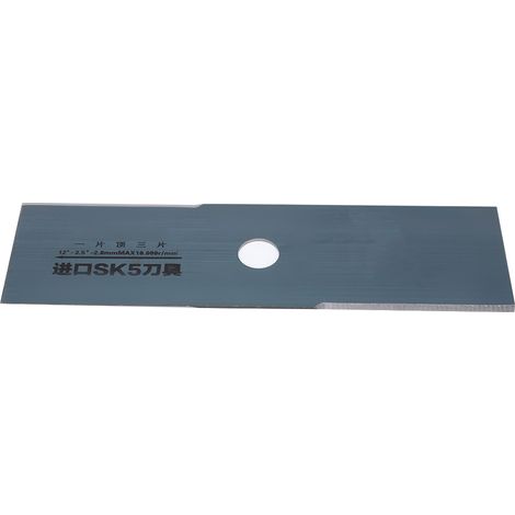 Lame de coupe rectangulaire en acier SK-5 bleu de 2 mm d'épaisseur pour débroussailleuse (1/5)