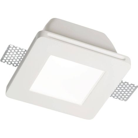 Ideal Lux Samba - Grand projecteur encastré à 1 lumière, blanc