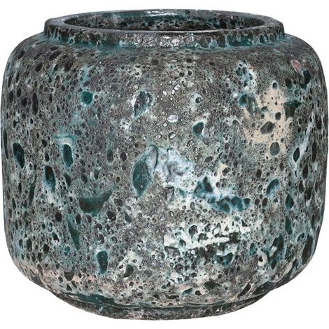 Cache-pot en céramique de haute qualité Arenal relic jade avec bord affûté - PANGIVO (1/2)
