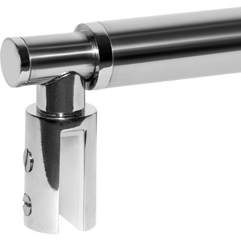 Barre de stabilisation murale pour paroi de douche 6-8 mm, barre de renfort extensible, barre de fixation universelle Schulte, aspect chromé