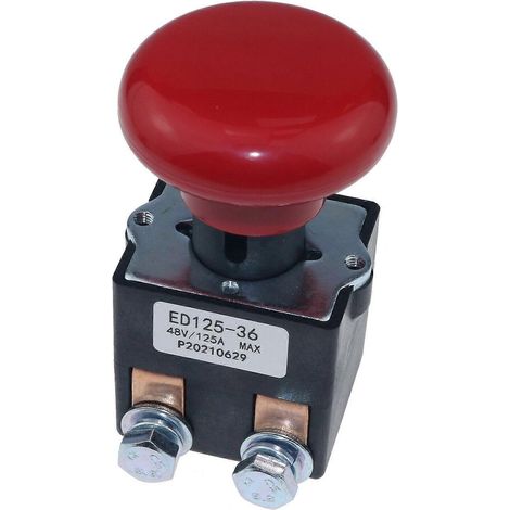 Interrupteur d'arrêt d'urgence ED125-36 48V 125A pour EZ30-- (1/5)