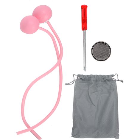 Corde à sauter d'exercice avec comptage intelligent et chronométrage, sans fil, équipement de fitness (poignées roses et blanches, câble en acier, 2 balles) (1/5)