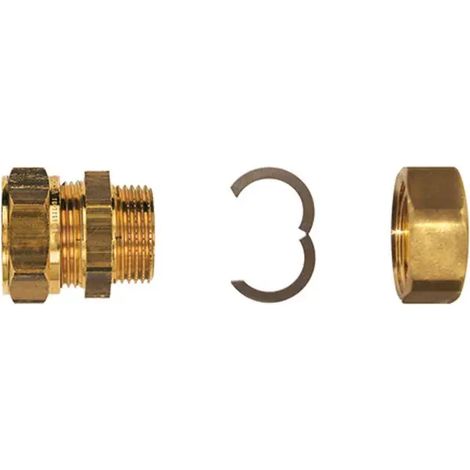 Flamco FixLock Verschraubungsset DN 16, 22 mm Klemmringverschraubung, MG29611.11FL