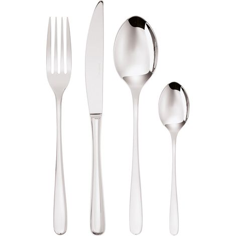 Sambonet Taste Set di Posate da Tavola Monoblocco in Acciaio Inox 18-10 per 6 Persone 24 Pezzi (1/4)