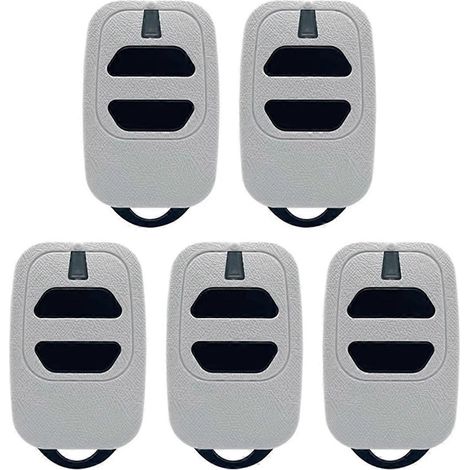 Set mit 5 Garagentor-Fernbedienungen mit je zwei Tasten, 433,92 MHz, Rolling Code (siehe Abbildung)