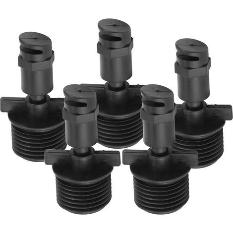 Lot de 30 buses d'arrosage à jet plat 180°, filetage mâle G1/2, pour jardin et agriculture (1/5)