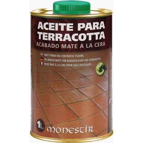 MONESTIR Aceite Terracota Mate A La Cera - Medida: 5 Litros - ref: MNS-06023 (1/2)