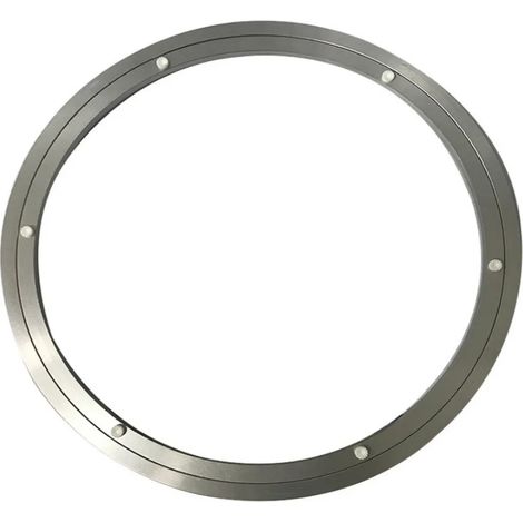 Plateau tournant de table Plateau tournant Ø 300 mm pour tables rondes Base pivotante avec pieds antidérapants en plastique Plateau en alliage d'aluminium Roulement à billes - base pivotante en al (1/5)