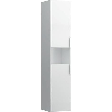Hochschrank BASE FÜR PRO S 1650x350x336mm Scharn. rechts weiß matt (1/4)