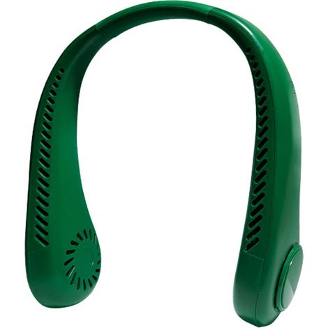 Le meilleur ventilateur de cou portable, ventilateur mains libres sans pales, chargement USB, adapté au travail en extérieur, à la salle de sport, au bureau, à la tonte de la pelouse, au parc, au camp (1/5)