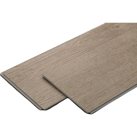Revêtement de sol en vinyle, 61 cm x 12,8 cm, Épaisseur 4,2 mm, Design en chevrons, Antidérapant, Résistant à l'eau (1/5)